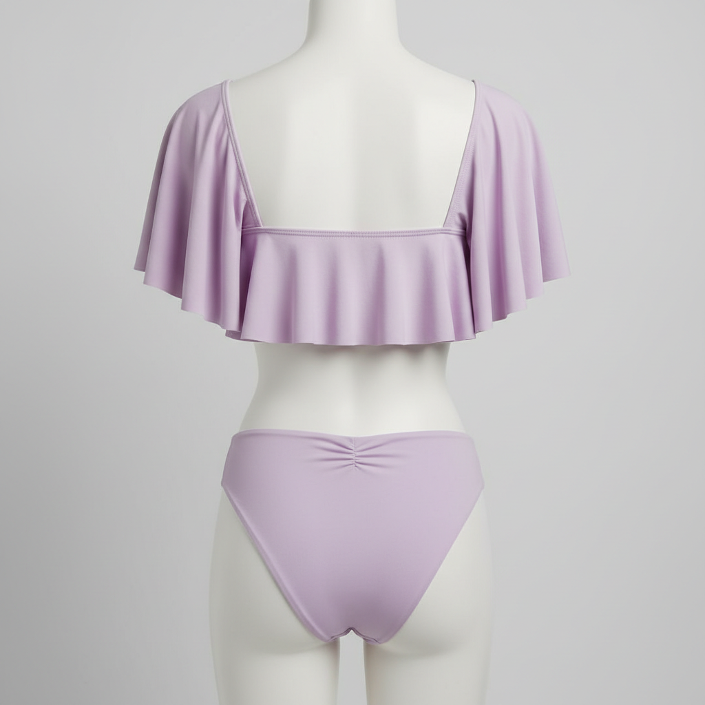 Sandy Escape Bikini – Soft Lilac Back