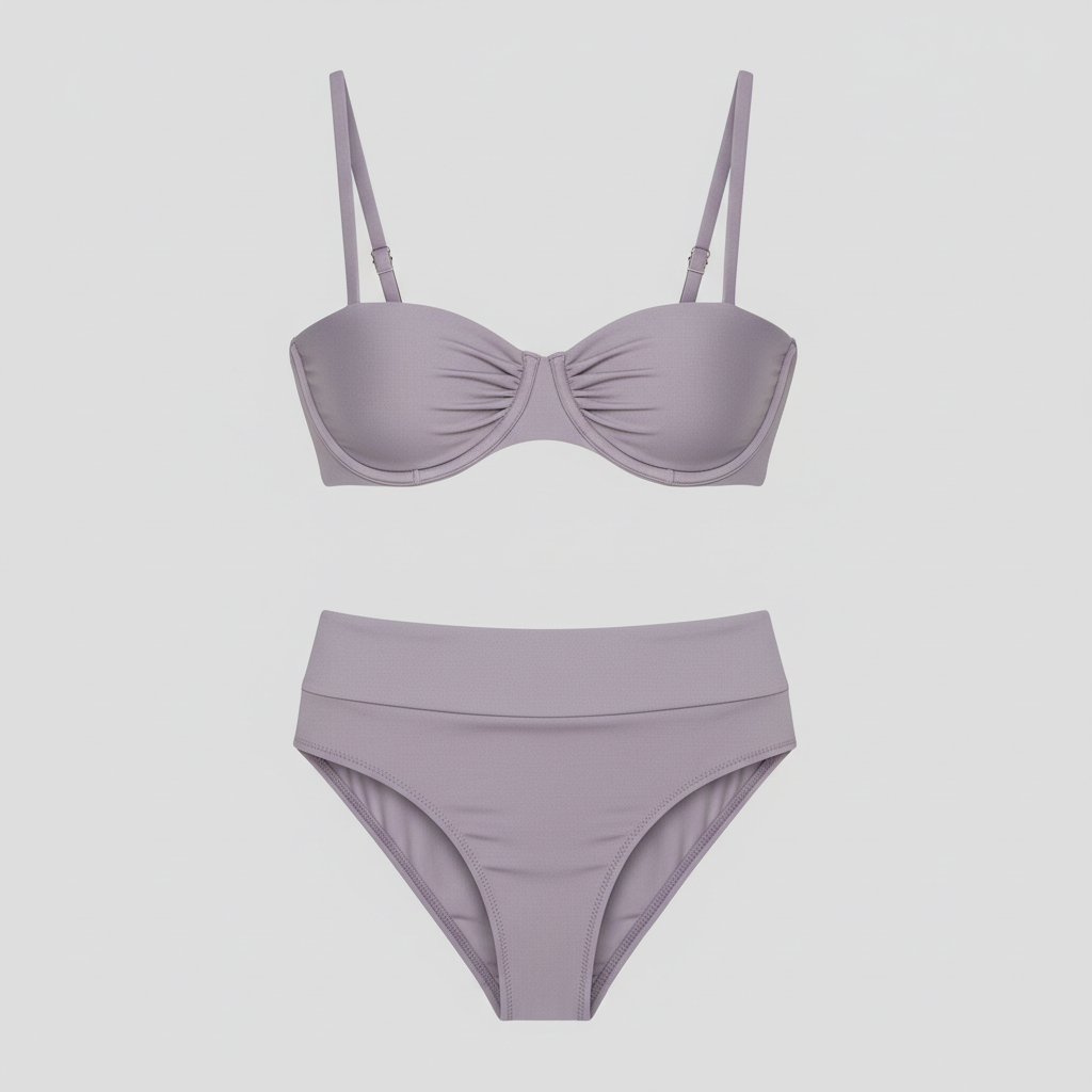 Sunset Escape Bikini - Lavender Grey - Front