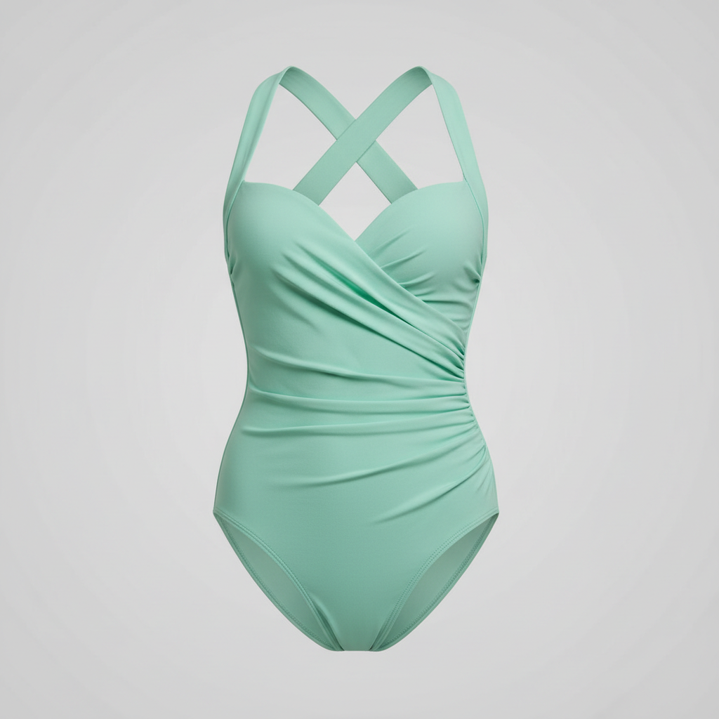Azure Wave Swimsuit – Mint Green Hero
