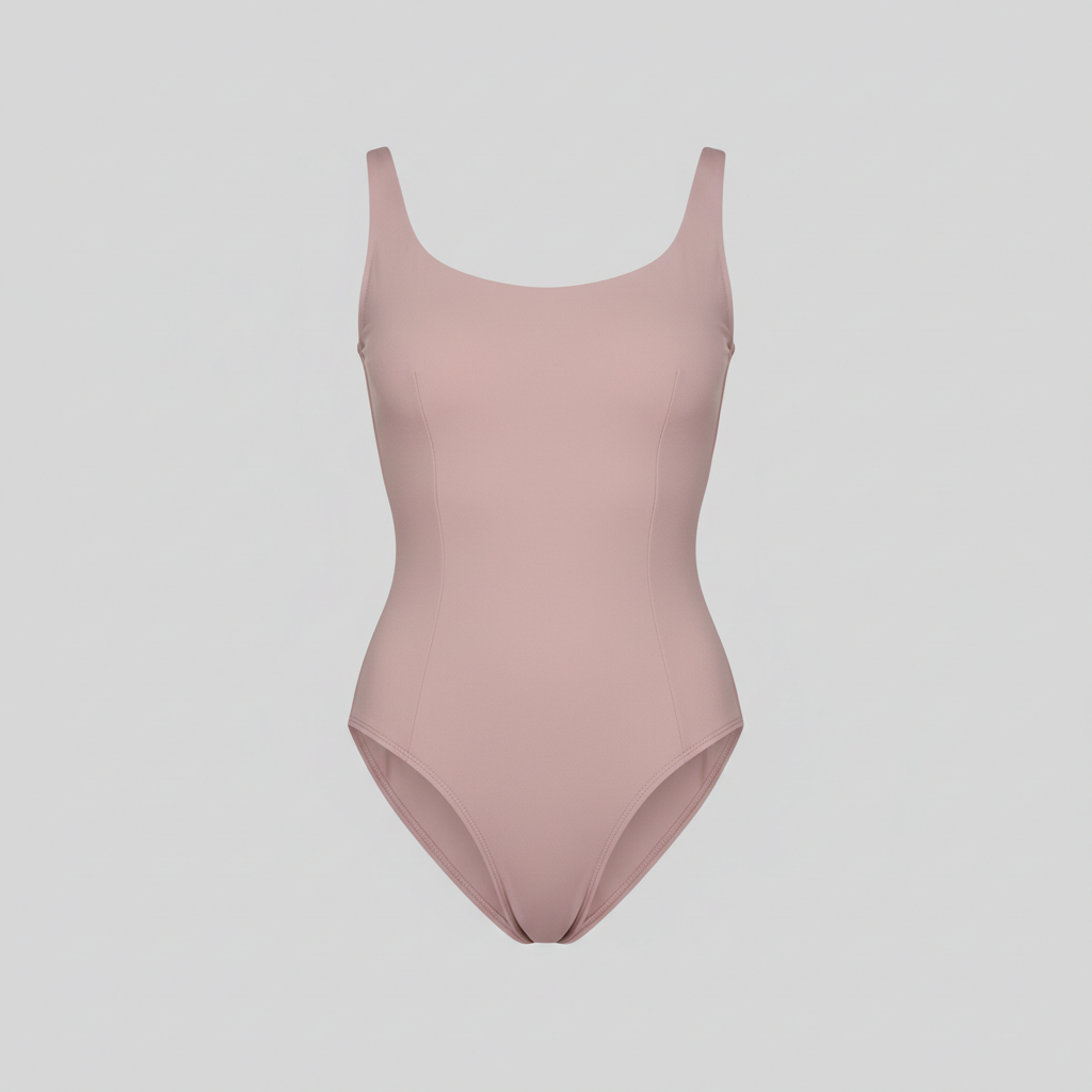 Ocean Breeze One-Piece in Rose Mauve – Front view