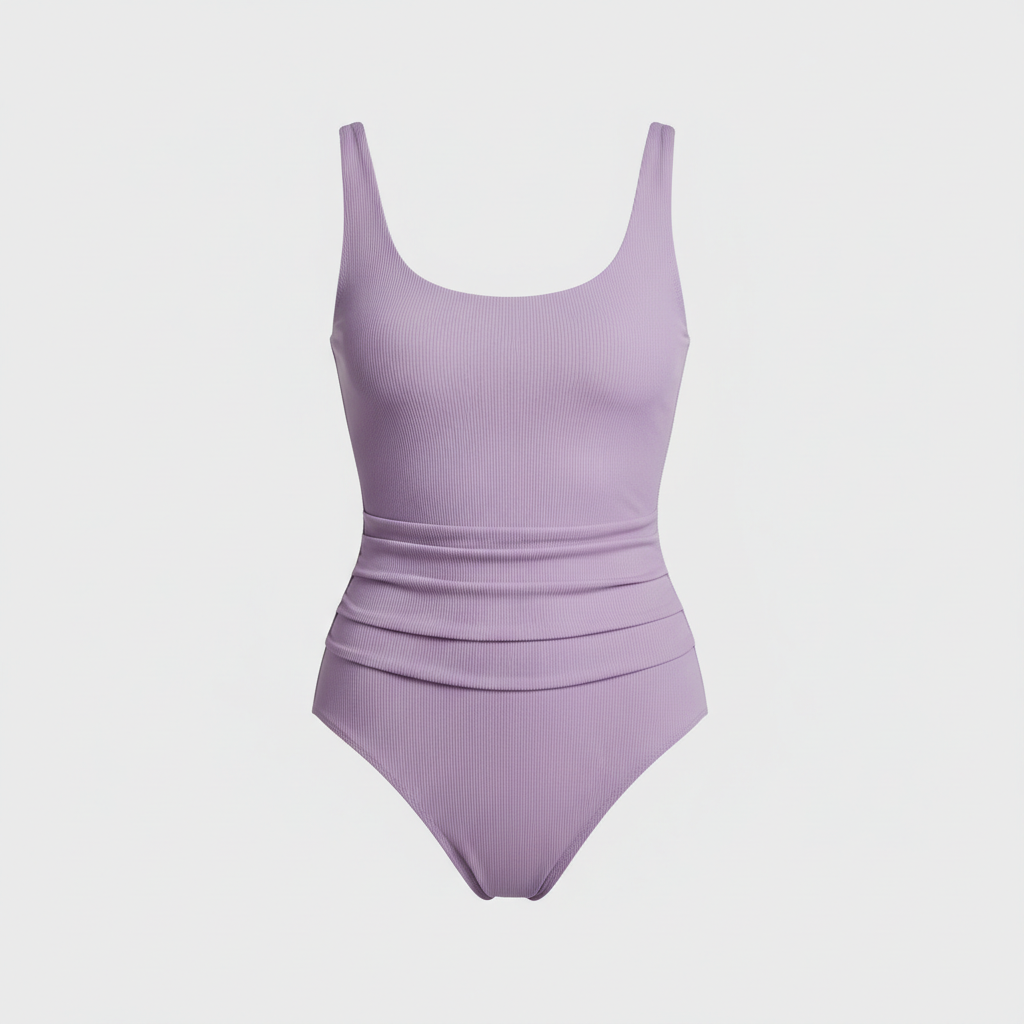 Seaside Chic One-Piece in Soft Lilac – Hero Shot