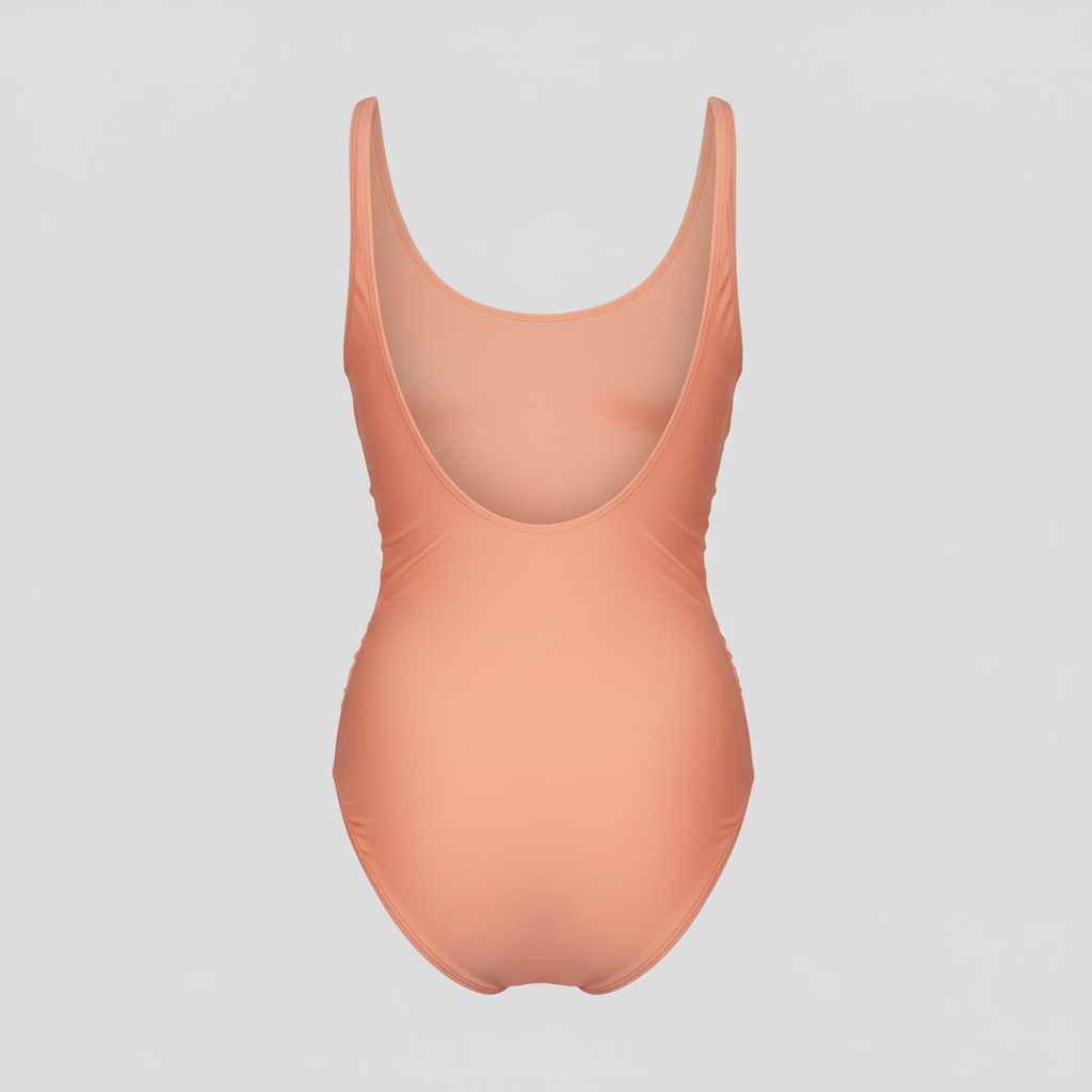 Coral Breeze Swimsuit - Coral Peach - Back
