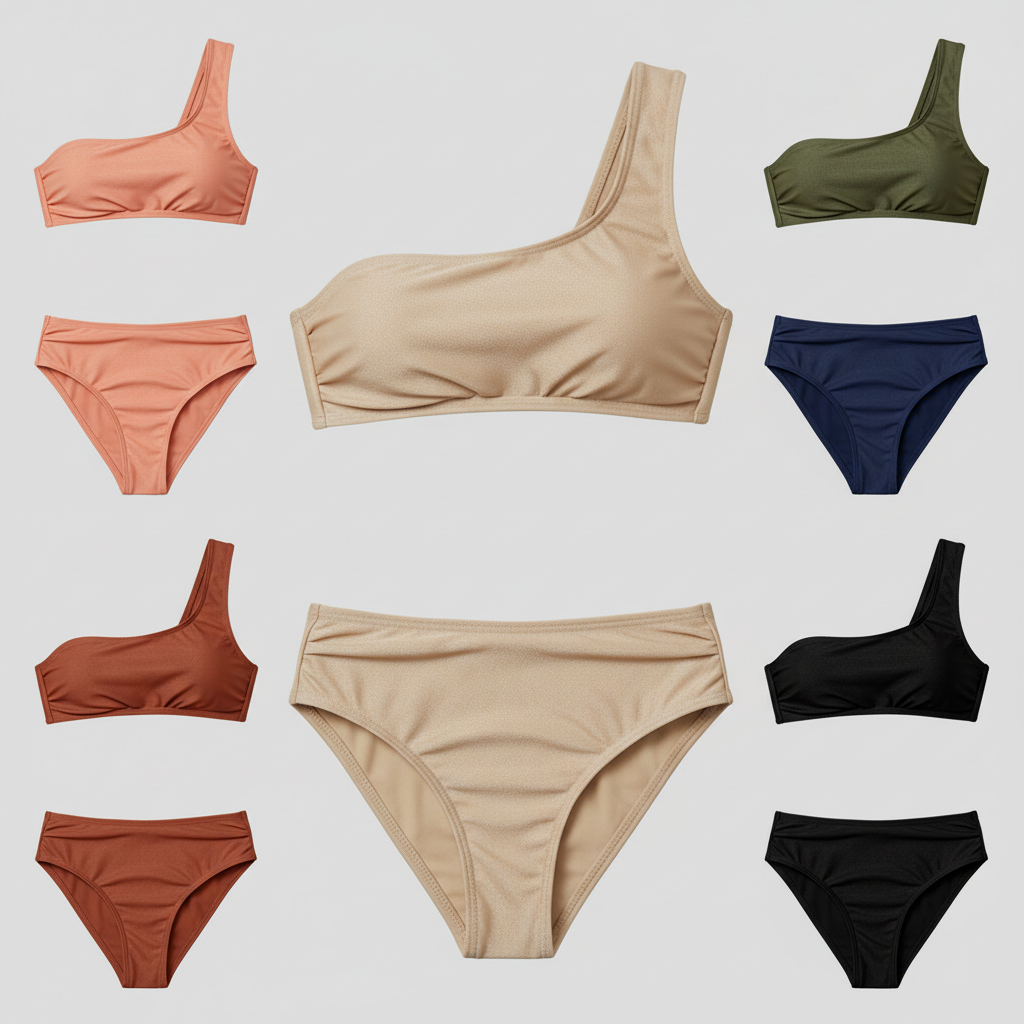 Azure Waves Bikini - Pearl Beige - Hero