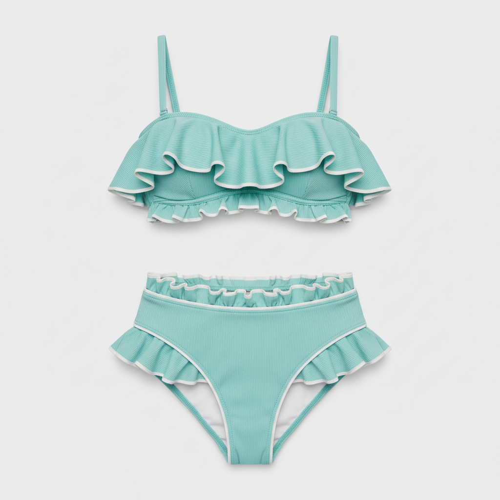 Island Vibes Bikini in Aqua Mint - Hero