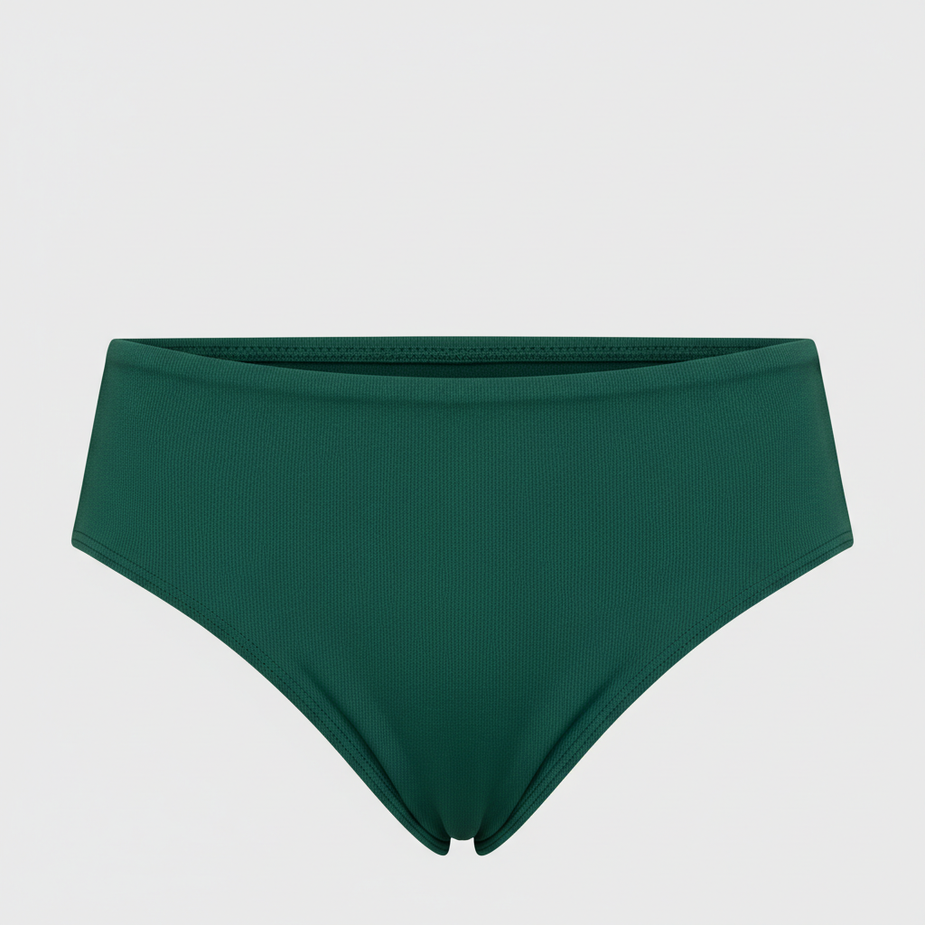 Sandy Shores Bottom in Emerald Green - Fabric Close-up