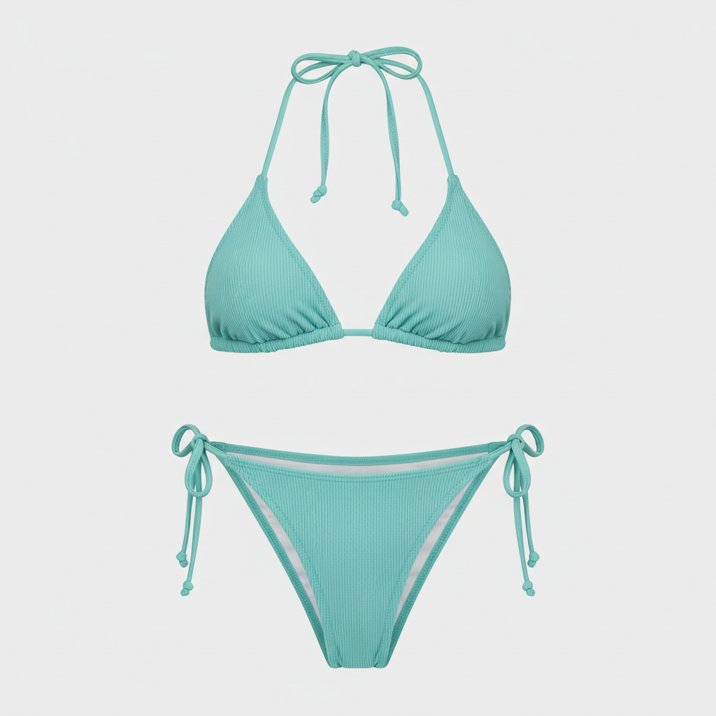 Island Chic Bikini in Aqua Mint — Front View