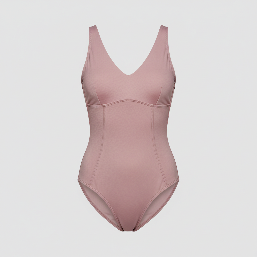 Ocean Breeze One-Piece in Rose Mauve – Hero shot