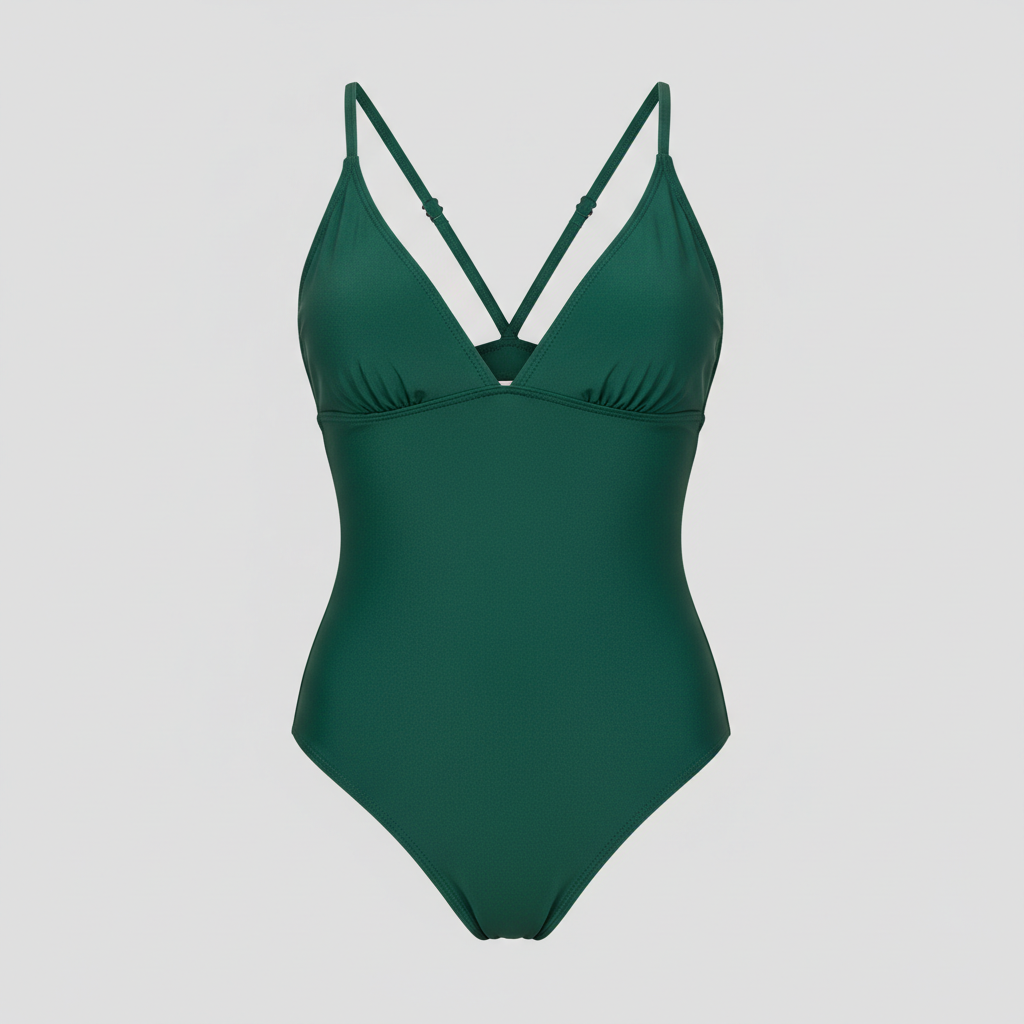 Ocean Grace Swimsuit in Emerald Green — Hero Shot