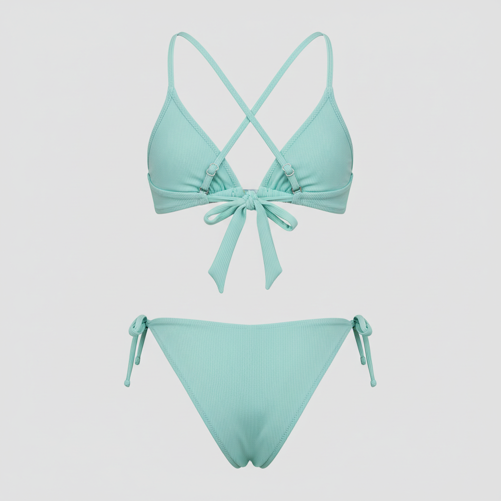 Island Chic Bikini in Aqua Mint — Back View