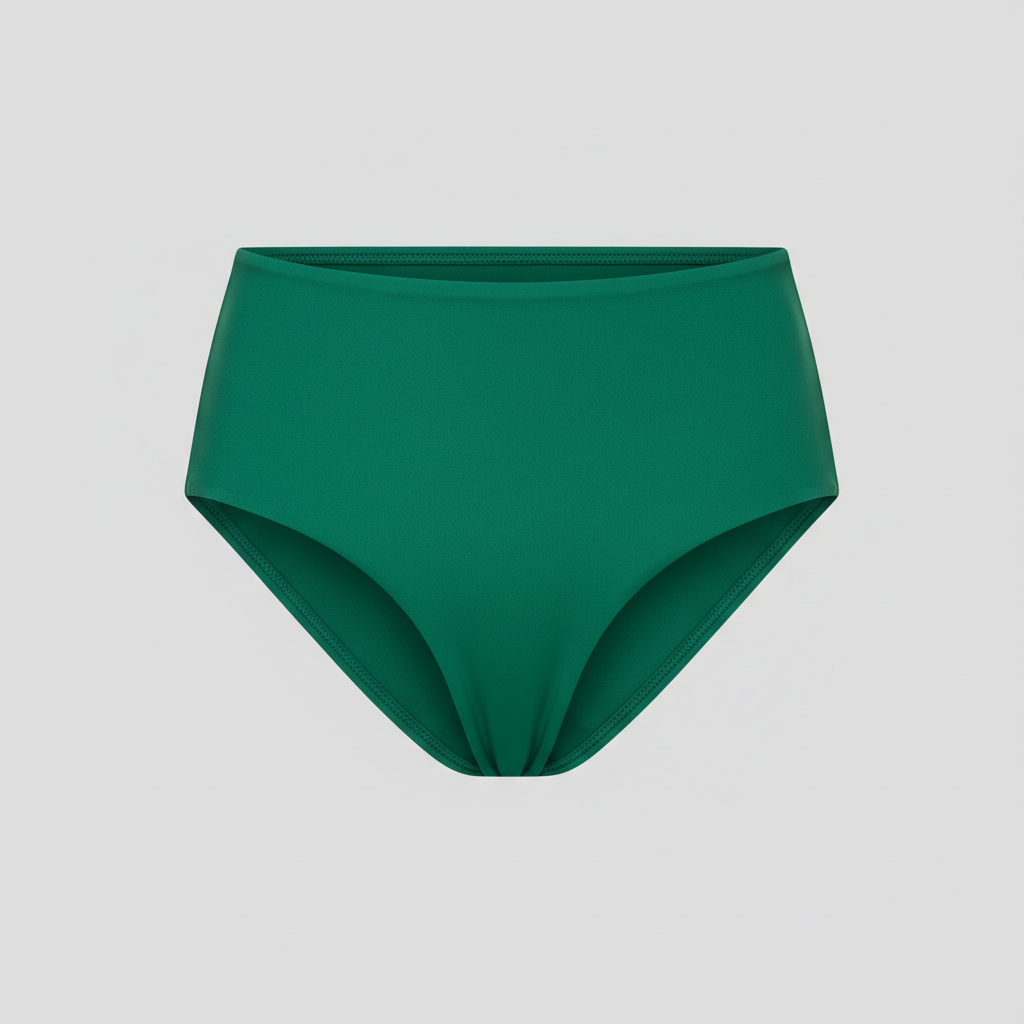Sandy Shores Bottom in Emerald Green - Front View