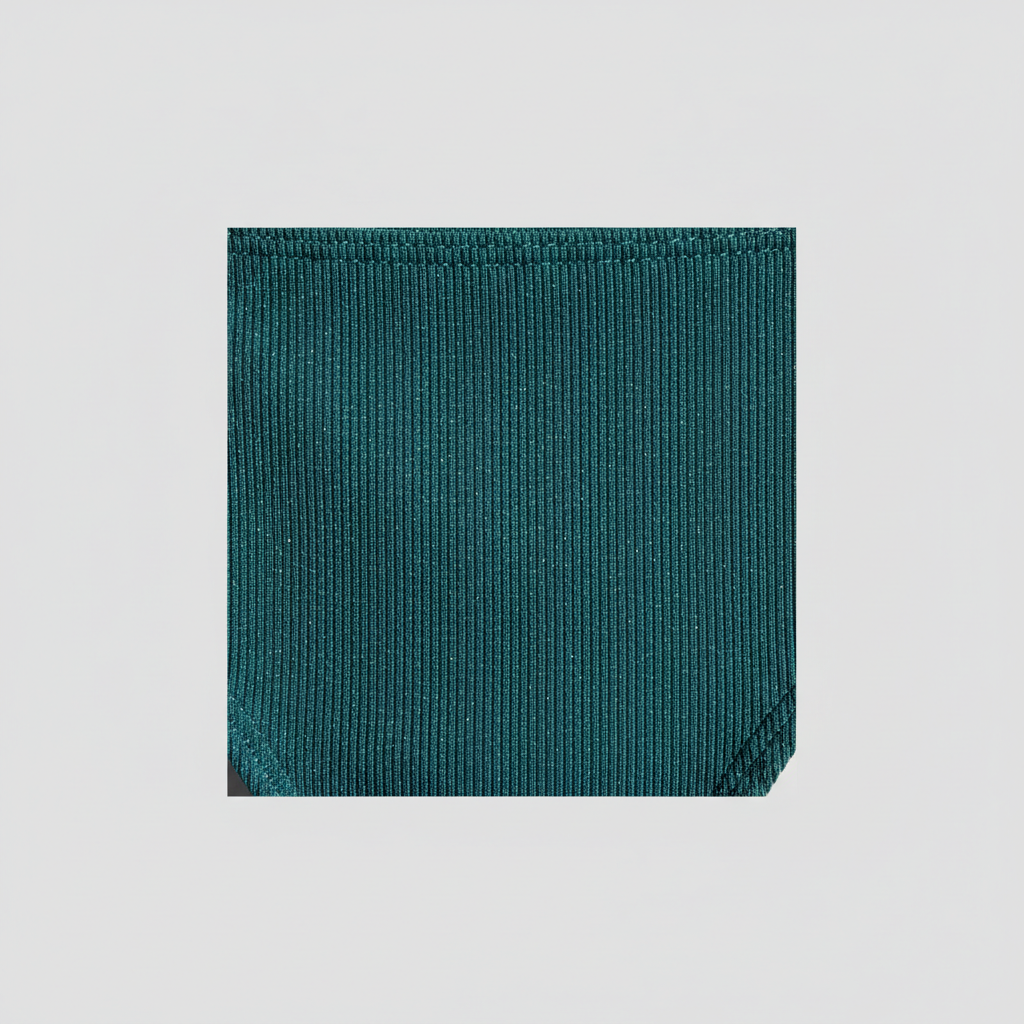 Tropical Luxe Set in Ocean Teal — Fabric Close-up