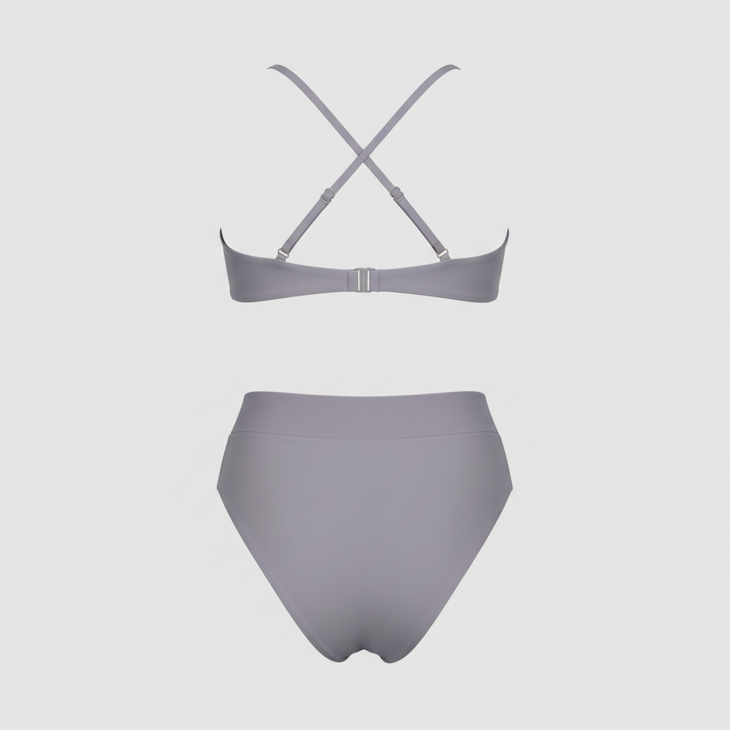Sunset Escape Bikini - Lavender Grey - Back