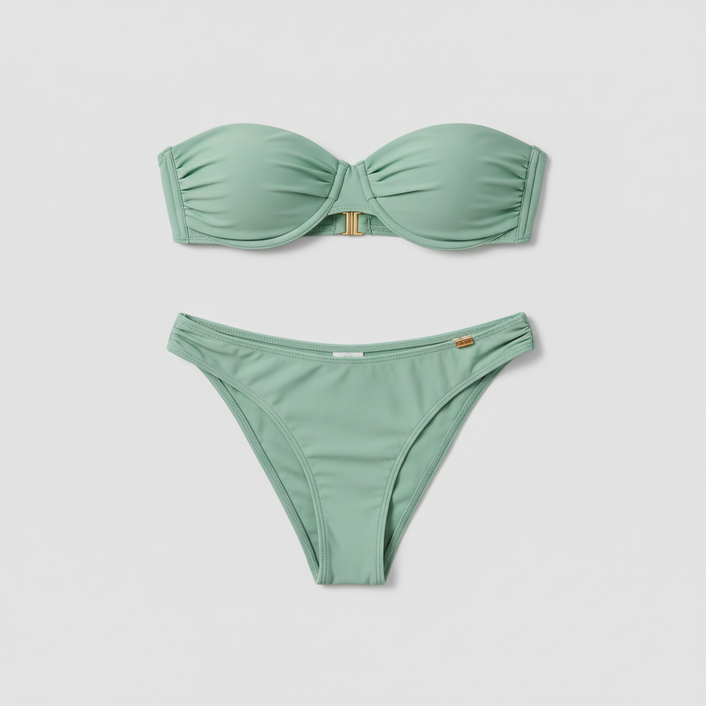 Sunset Escape Bikini - Pistachio Green - Hero