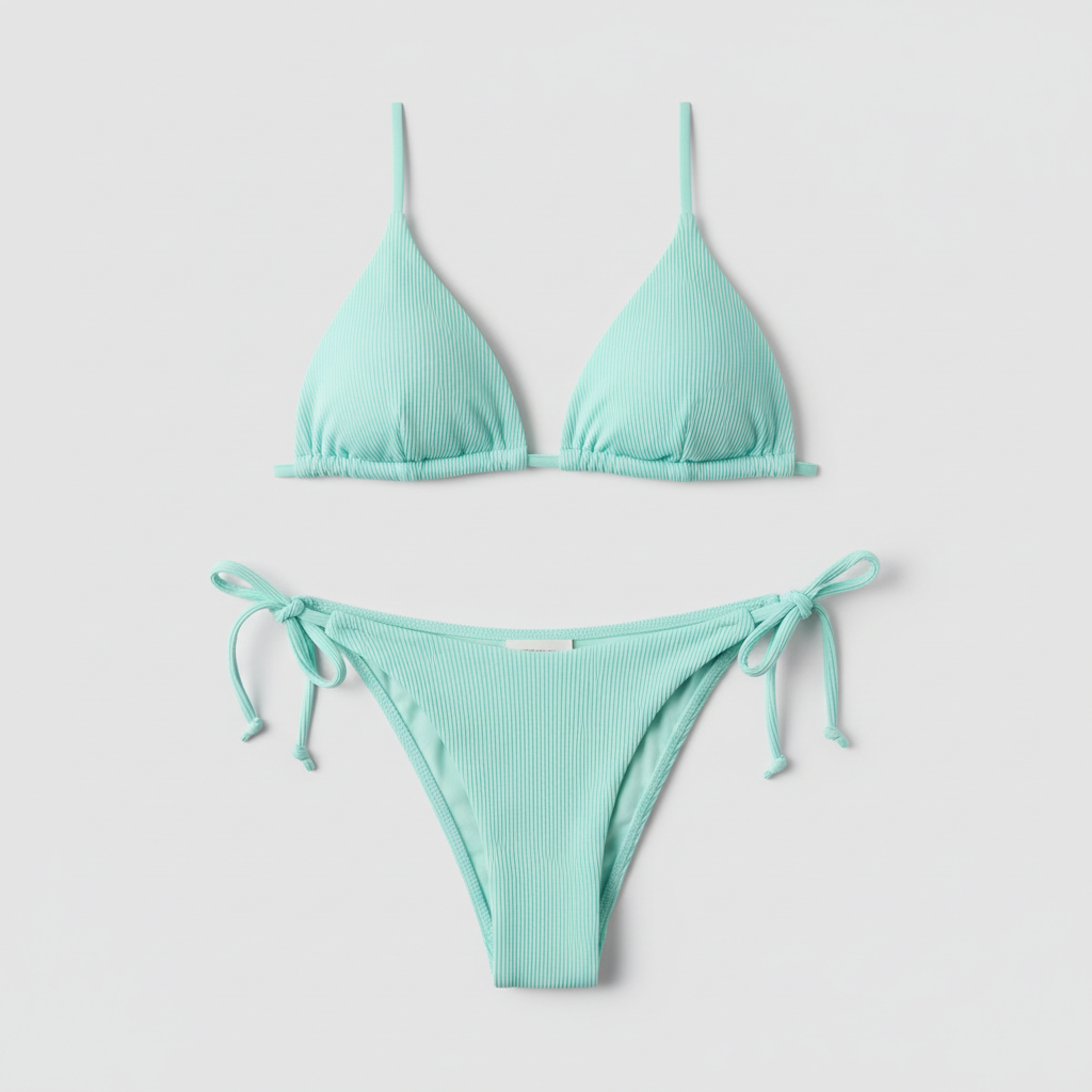 Island Chic Bikini in Aqua Mint — Hero Shot