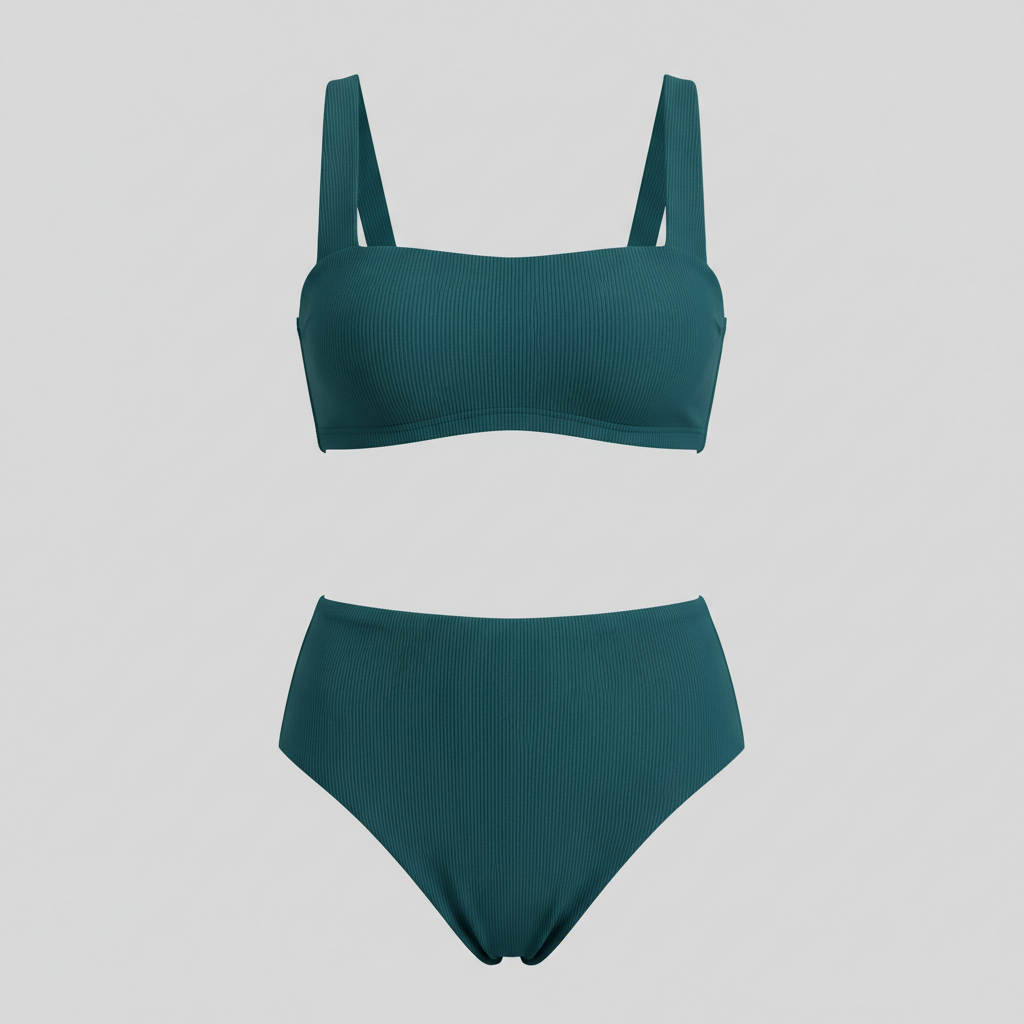 Sunset Breeze Bikini in Ocean Teal – Hero Shot