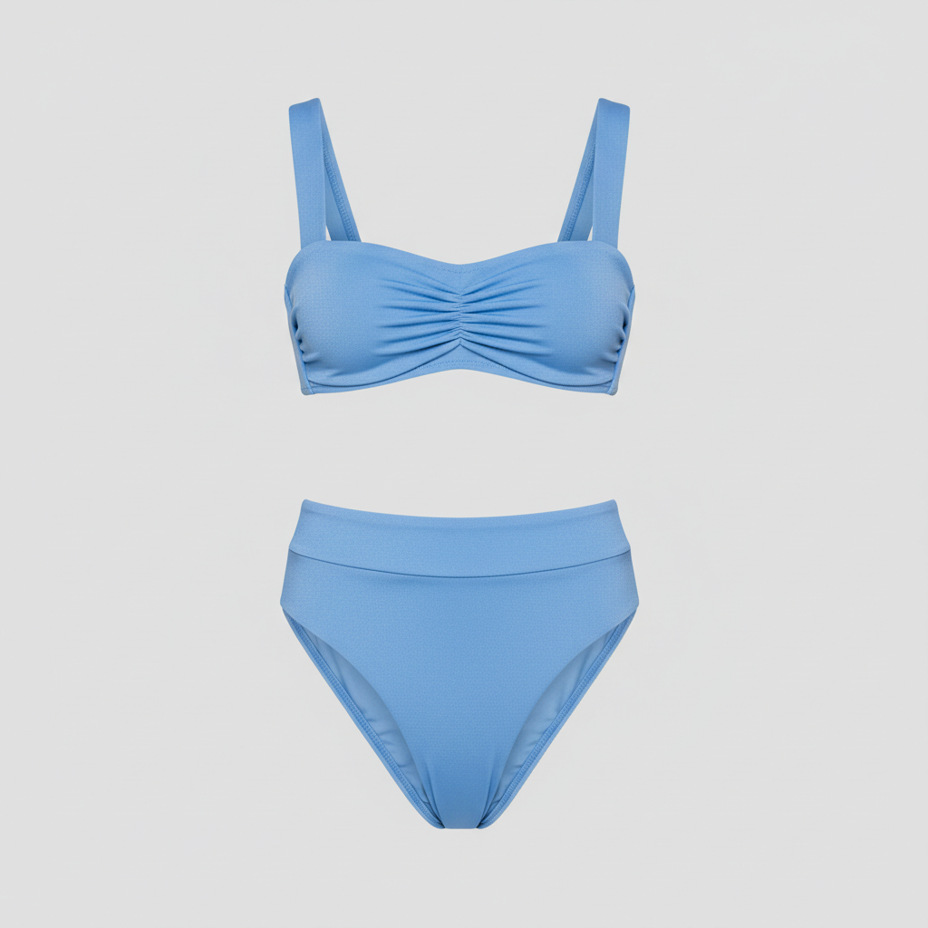Sunset Glow Bikini in Sky Blue — Hero Shot