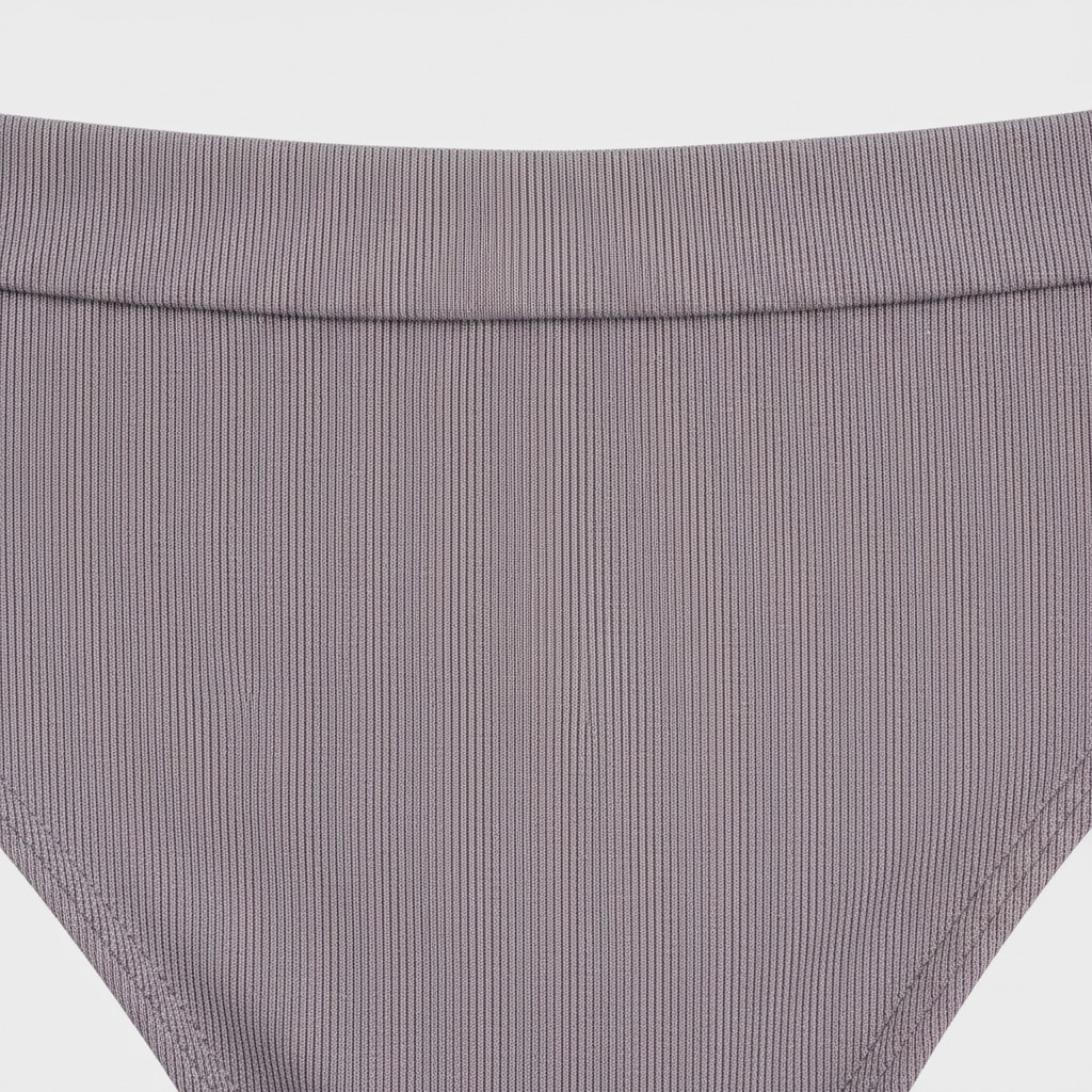 Tropical Luxe Set in Lavender Grey — Fabric Close-up