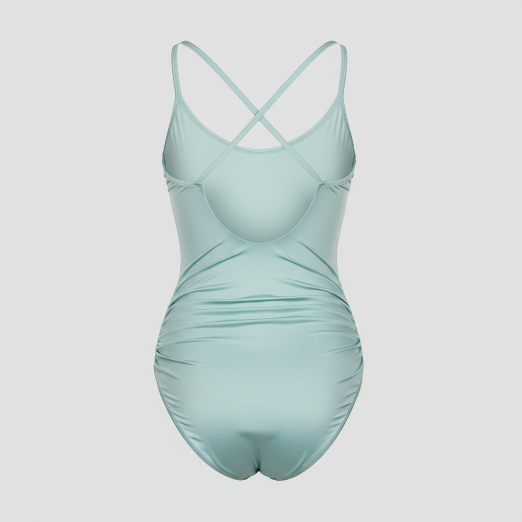 Azure Escape Swimsuit in Aqua Mist – Back view