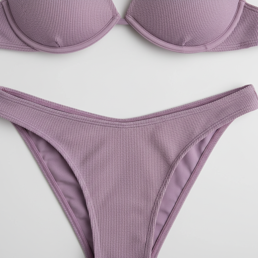 Sandy Escape Bikini – Soft Lilac Fabric