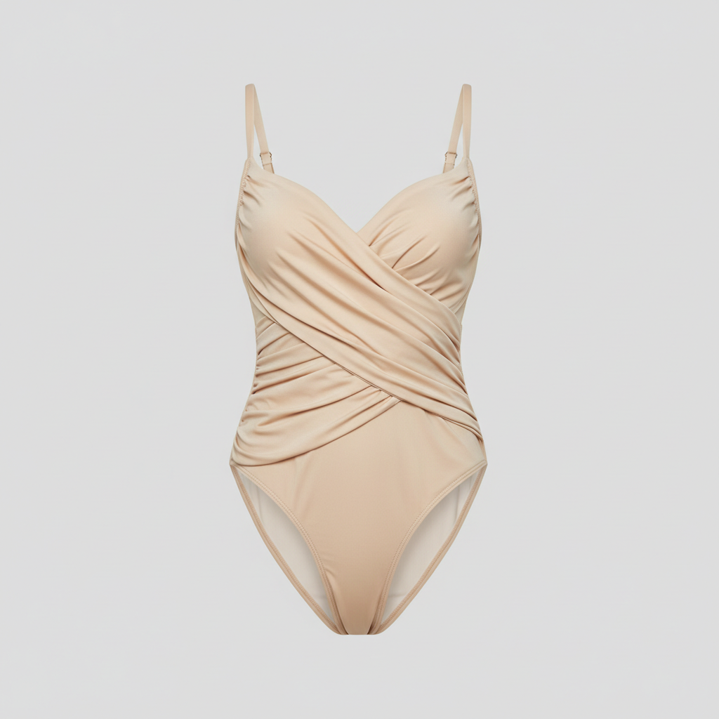 Azure Wave Swimsuit – Pearl Beige Hero