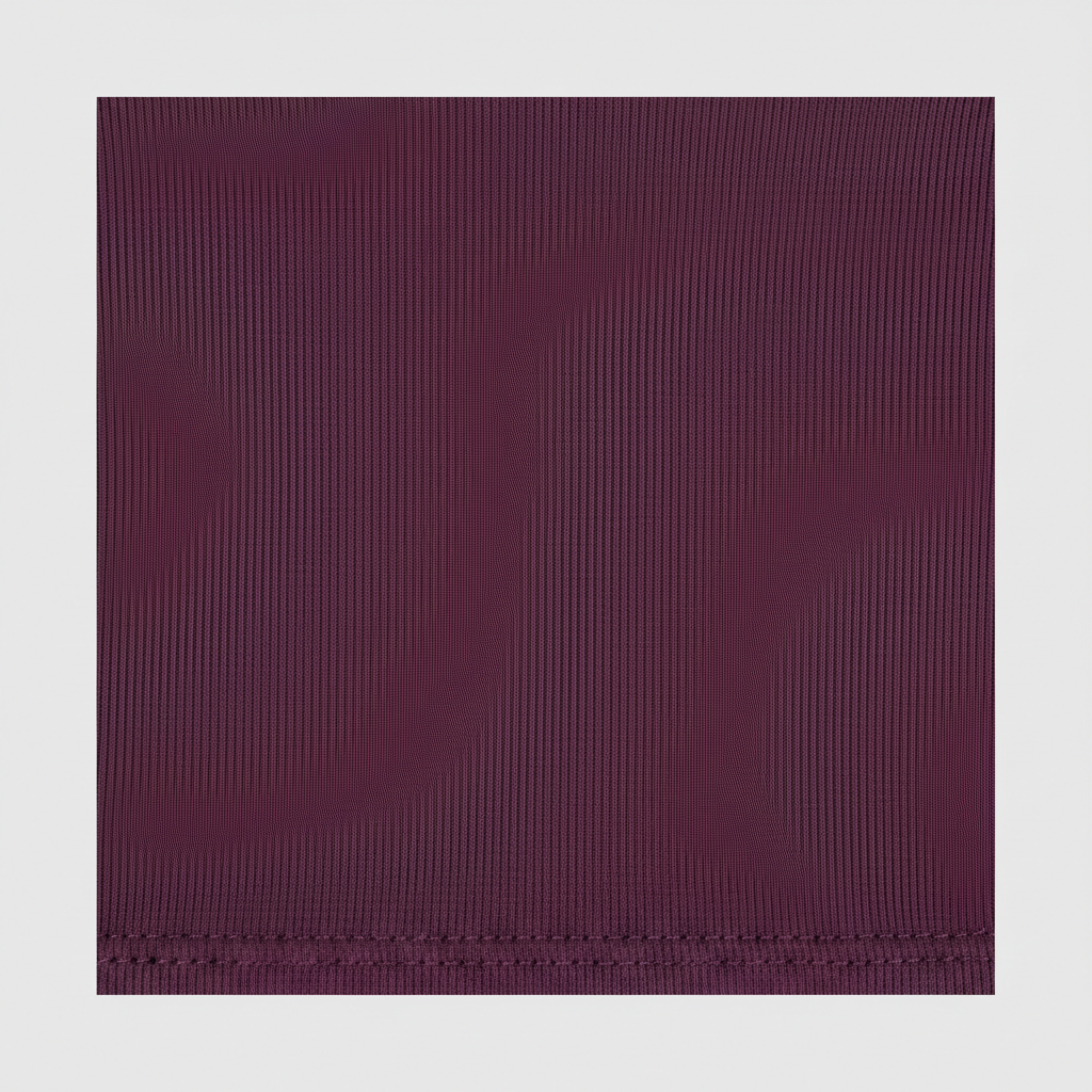 Deep Plum textured two-piece bikini set fabric close-up