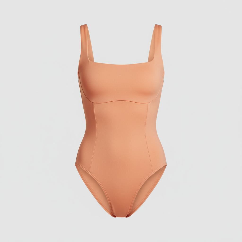 Coral Breeze Swimsuit - Coral Peach - Front
