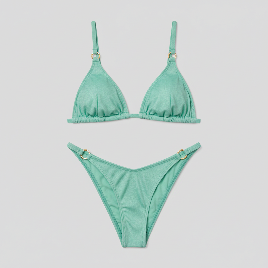 Coastal Glow Bikini in Mint Green – Hero shot