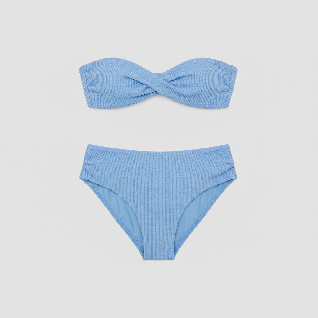 Tropical Bloom Bikini in Sky Blue – Hero shot