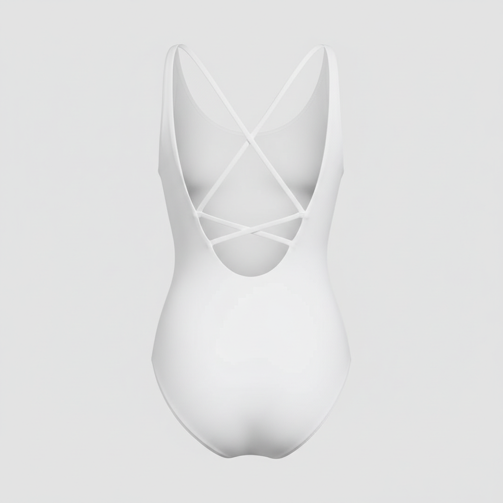 Coral Breeze Swimsuit - Frost White - Back