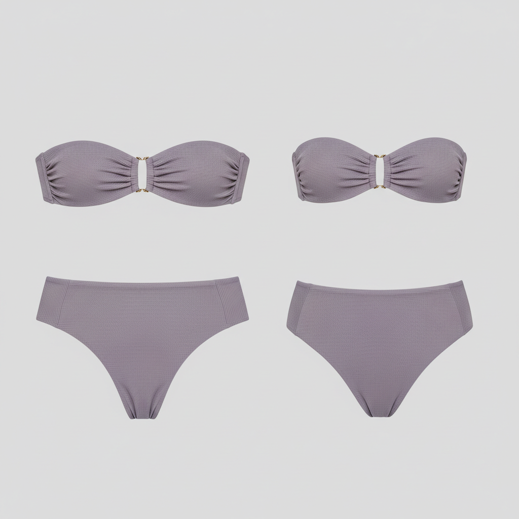 Tropical Luxe Set in Lavender Grey — Hero Shot