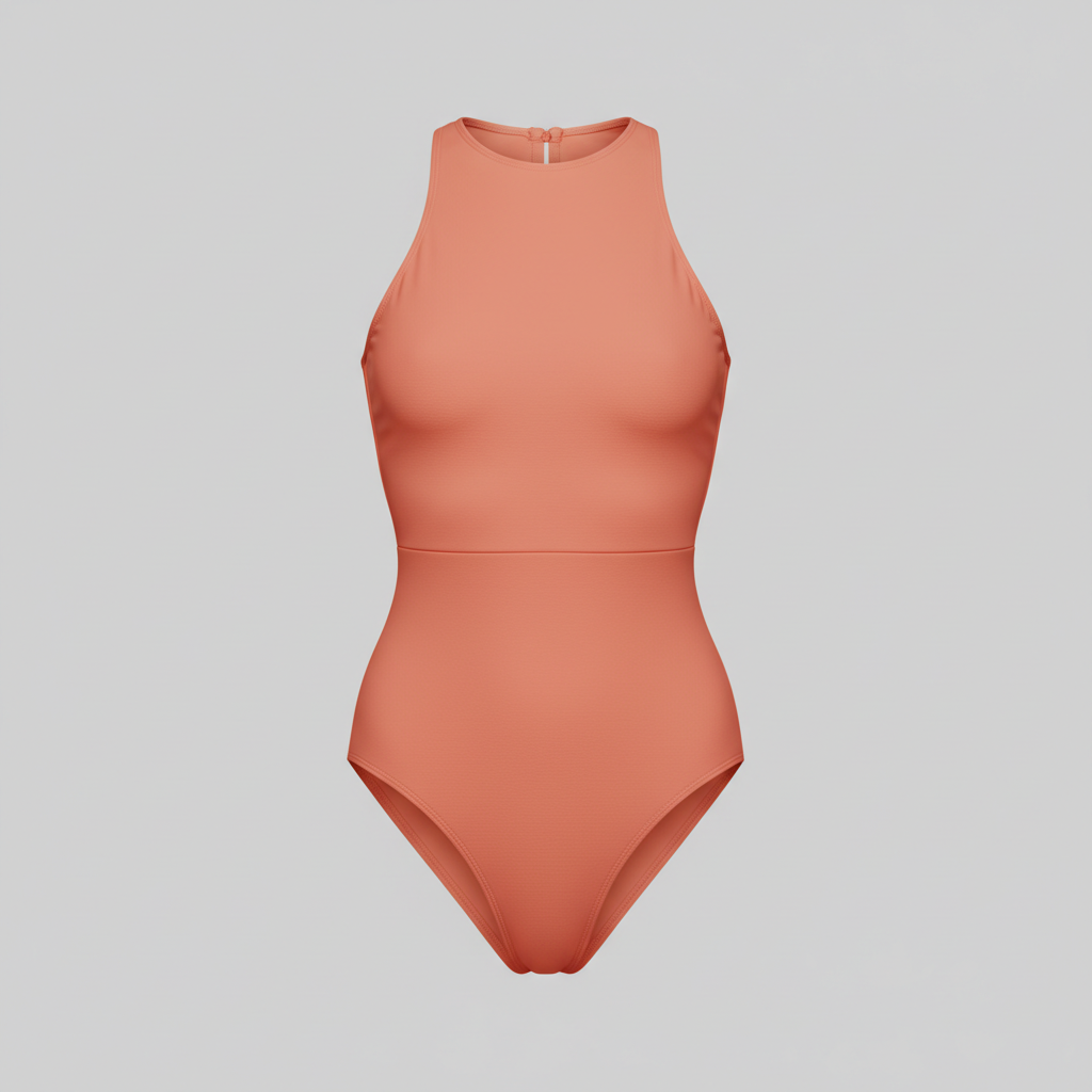 Coral Breeze Swimsuit - Coral Peach - Hero