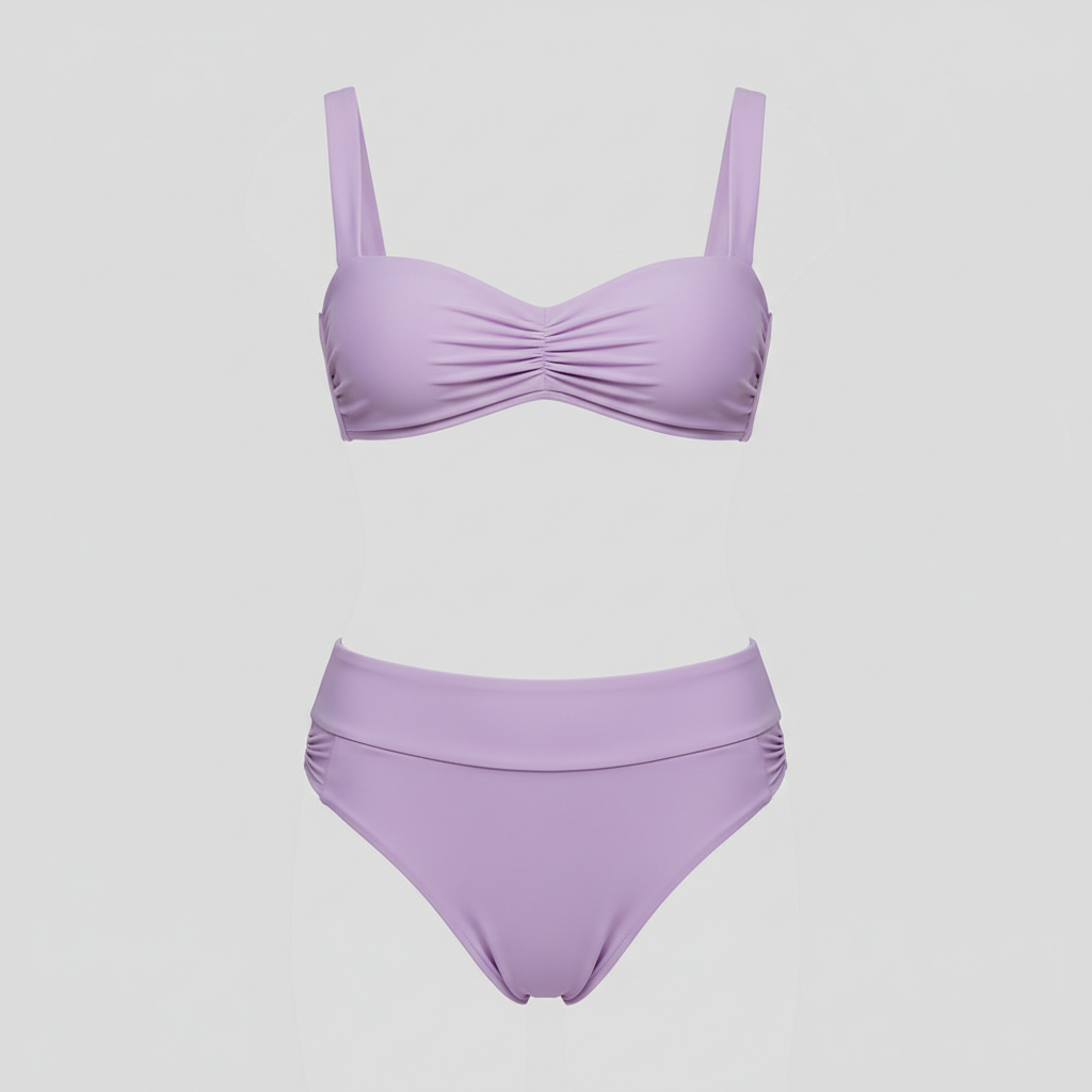 Sandy Escape Bikini – Soft Lilac Front