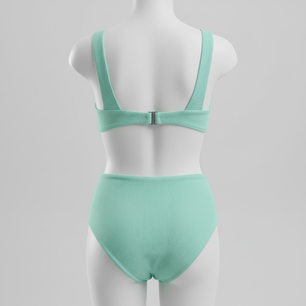 Azure Escape Bikini in Mint Green – Back View