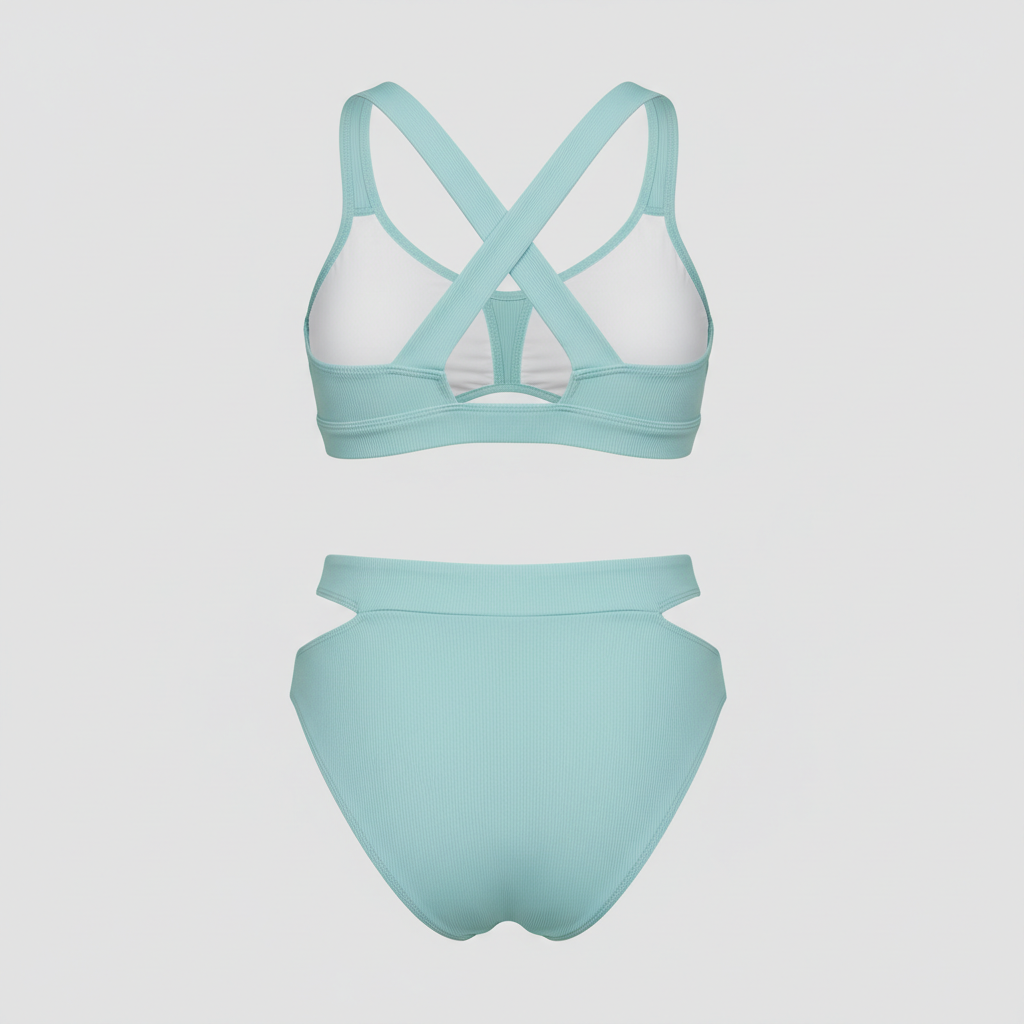 Sandy Escape Bikini – Aqua Mist Back