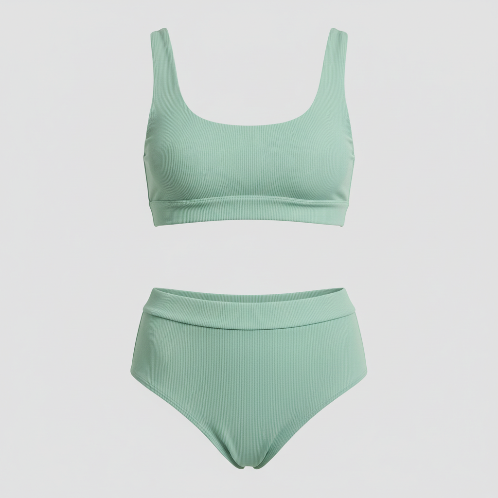 Azure Escape Bikini in Mint Green – Hero Shot