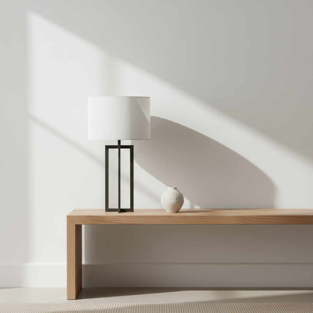 Minimalist Scandinavian Lamp Interior